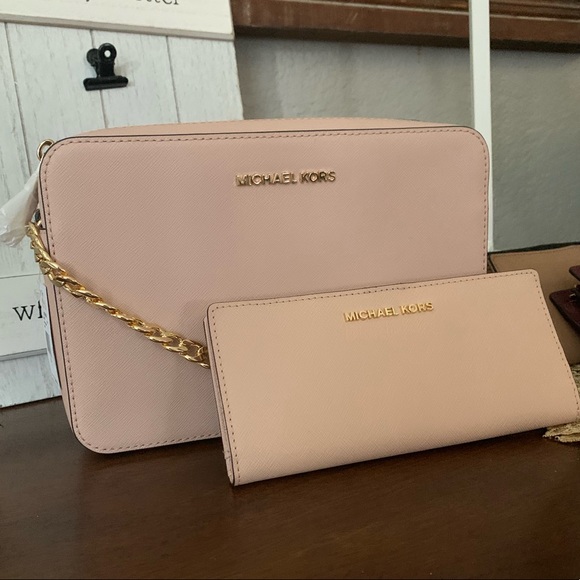 New MK set 💕 Pink ballet bag and wallet - Picture 2 of 7
